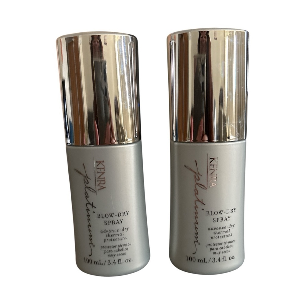 Kendra Platinum Blow-Dry Spray – Silver (100 mL) 2X. New